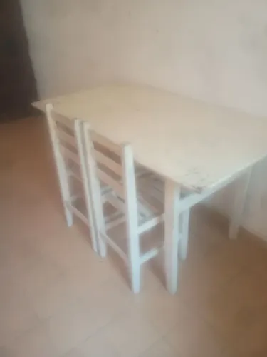 Mesa madeira 4 cadeiras