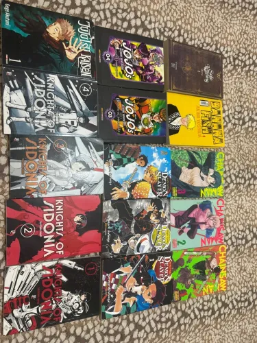 Mangás variados de anime