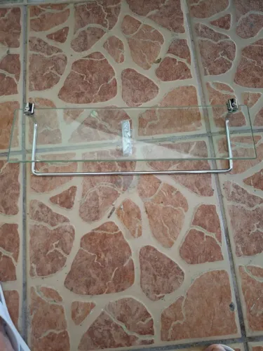 Prateleira de vidro p/ banheiro