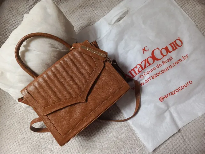 Bolsa arrazo couro 