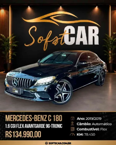 Mercedes-Benz C-180 CGI Avant. 1.6/1.6 Flextb 16V Aut. 2019