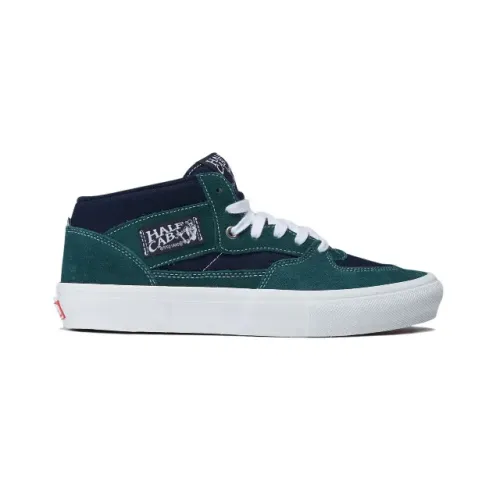 Tênis Vans Skate Half Cab Tartan Blue Green Unissex.