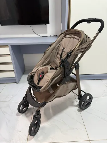 Berco Rosa + Carrinho de Bebe