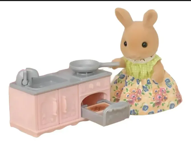 Sylvanian families cozinha coelho