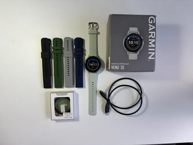 Relógio Smartwatch Garmin Venu 3s 41mm Cor Cool Mint (usado)
