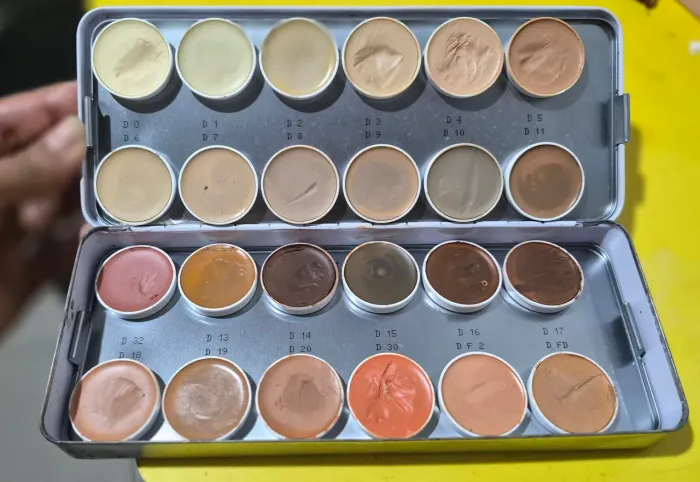 Paleta 24 cores Derma Color