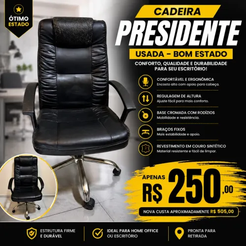 Cadeira Escritório - Presidente