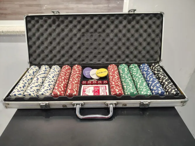 Maleta Poker 500 Fichas