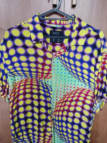 Camisa estilo psicodélico P