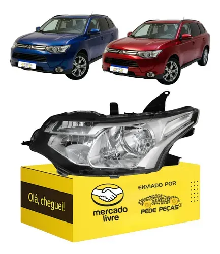 Farol Sinaleira Mitsubishi Outlander 2014 2015 S/projetor Le Esquerdo/motorista