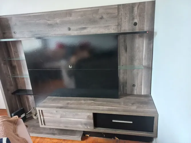 Rack com painel 