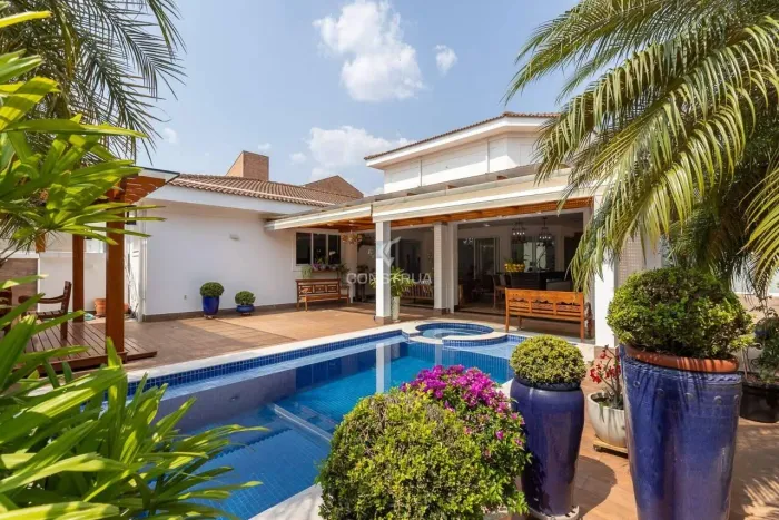 CASA COM 4 QUARTOS À VENDA NO CONDOMÍNIO ALPHAVILLE CAMPINAS EM CAMPINAS/SP