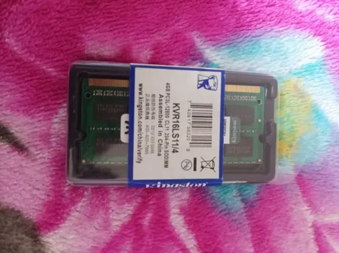 Memória RAM Kingston 4GB DDR3L 1600MHz para Notebook
