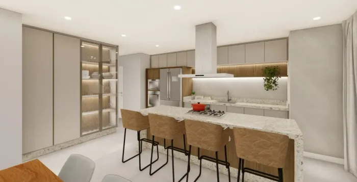 AURA - Apartamento para locação por R$ 14.000, 3 Suítes, 2 vagas por R$ 14.000,00 - Gleba