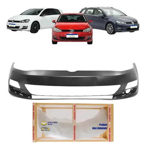 Parachoque Vw Golf Comfortline 2014 2015 2016 2017 Novo Preto