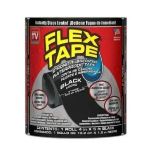 Flex Tape Superfita Flex Seal Original 10x150cm PretoFlex Tape Superfita Flex Seal Origina