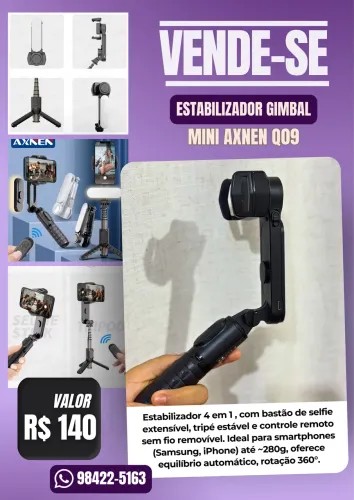 ESTABILIZADOR GIMBAL MINI AXNEN Q09