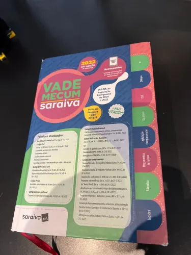 Livro Vade Mecum Saraiva 34ª edição 