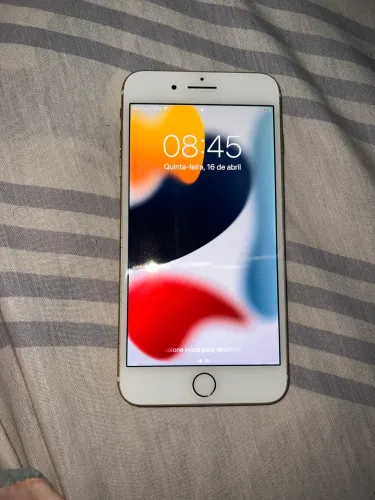 iPhone 7 Plus 128 prata em perfeito estado