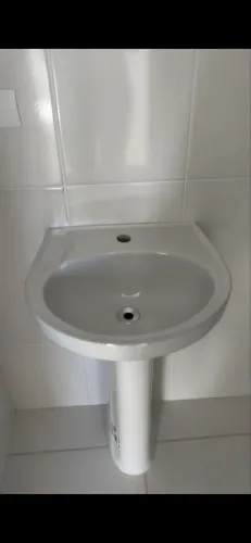 Cuba de banheiro + coluna