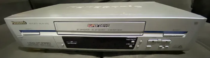 Vídeo cassete Panasonic VCR 7 cabeças vídeo k7 DEFEITO