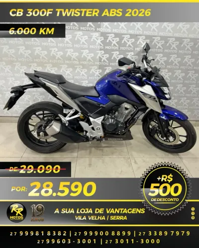 Moto Honda CB300F TWISTER ABS 2026