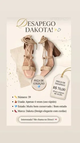 Salto Dakota semi novo