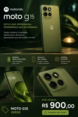 Vende-se Motorola G15 