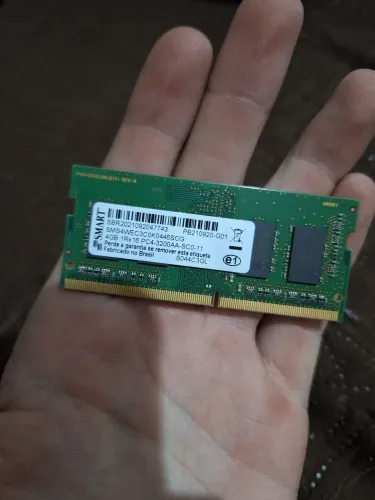 Memória ram ddr4 notebook 4gb smart