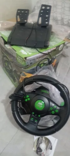 Volante Knup para Xbox 360, PS2, ps3 e pc