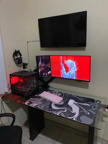 Setup / Pc Gamer Completo Ryzen 5 5500, RTX 4060ti 8Gb, ler descrição!