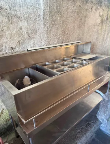 Bancada de drink de inox