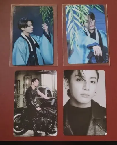 4 Lomocards do Jungkook do BTS (não oficiais)