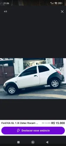 Ford KA GL 1.0i Zetec Rocam 2007