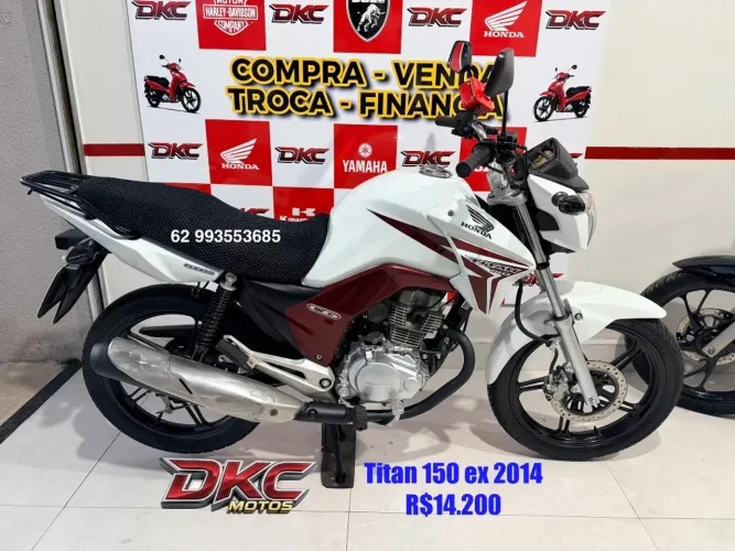 Titan EX 2014 150 ac troca cartao 24x financia