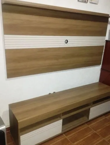 Rack com painel para tv de até 65 polegadas