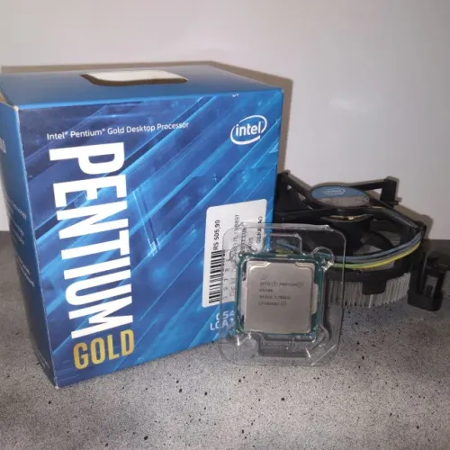 Processador Intel Pentium Gold G5400 LGA 1151 Completo Box Cooler Cobre