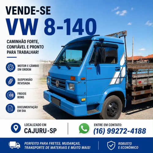 VENDO CAMINHÃO VW 8-140