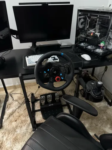 VOLANTE LOGITECH G29 + CÂMBIO + SUPORTE COCKPIT