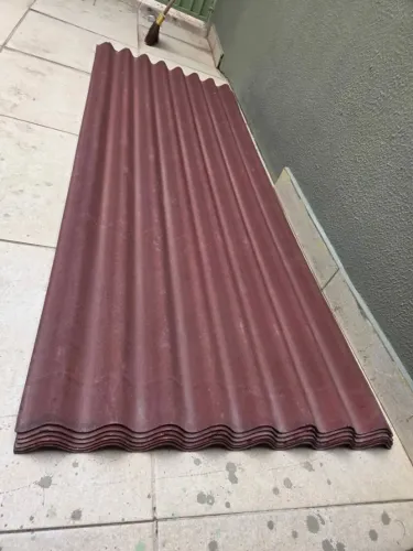 Telha Ecológica Onduline Clássica 0,80X2,00m Vermelha