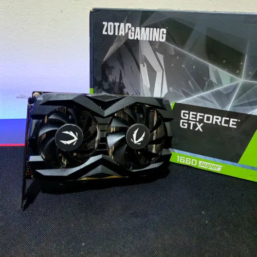 GTX 1660 6GB SUPER ZOTAC NVIDIA GEFORCE GDDR6 Praticamente Nova!