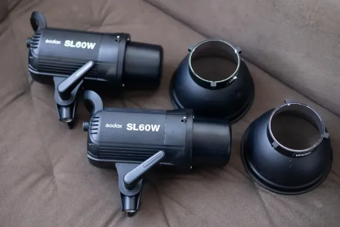 Kit 2 Luz Contínua Led Godox Sl-60w 5600k (Usado)