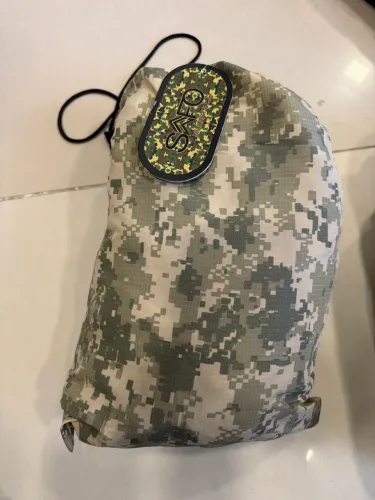 Rede Camping com Mosquiteiro Camuflada - Modelo Militar