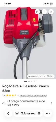Rocadeira branco 52 cilindradas