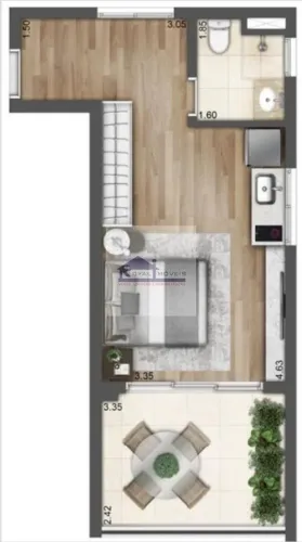 Studio em Sacomã - São Paulo