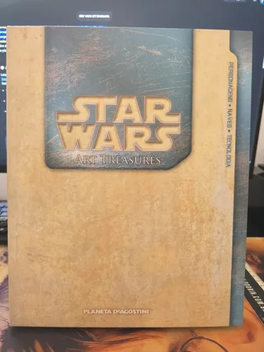 CASE Star Wars Art Treasures 128 fascículos + brinde CASE Satr Wars figuras de chumbo