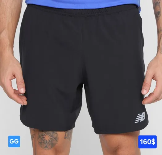 Short de corrida New Balance Impact Run GG original