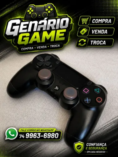 Controle original ps4 em ótimo estado de conservação