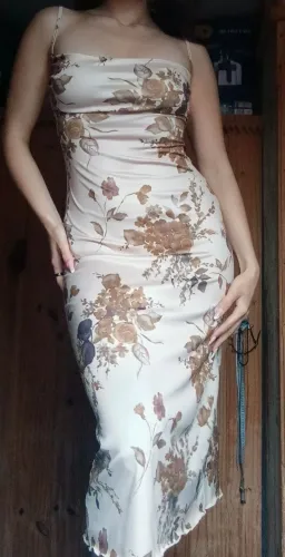 Vestido florido Midi