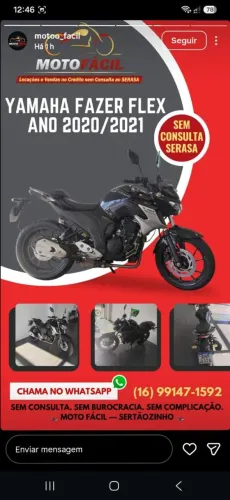 Pegamos moto de menor valor